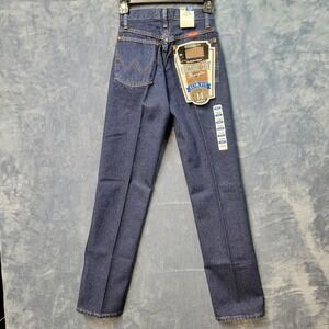 Wrangler Cowboy Cut Slim Fit Jeans Mens 1X32 NWT USA Dark Wash Denim Gold Buckle